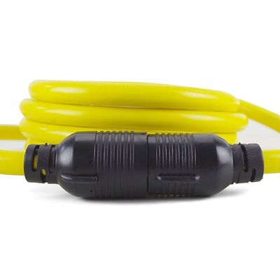 30 Amp 15FT 10 Gauge 순수 구리 STW 와이어 ETL 목록 4 Prong L14-30P L14-30R RV 및 캠퍼용 발전기 연장 케이블