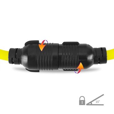 30 Amp 15FT 10 Gauge 순수 구리 STW 와이어 ETL 목록 4 Prong L14-30P L14-30R RV 및 캠퍼용 발전기 연장 케이블