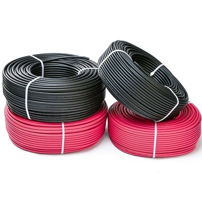 EN60754-1/EN60754-2 할로겐 함유량 테스트 및 TUV 승인과 함께 6mm2 캔형 구리 선도자 PV-1 태양 케이블