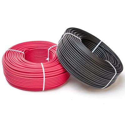 EN60754-1/EN60754-2 할로겐 함유량 테스트 및 TUV 승인과 함께 6mm2 캔형 구리 선도자 PV-1 태양 케이블