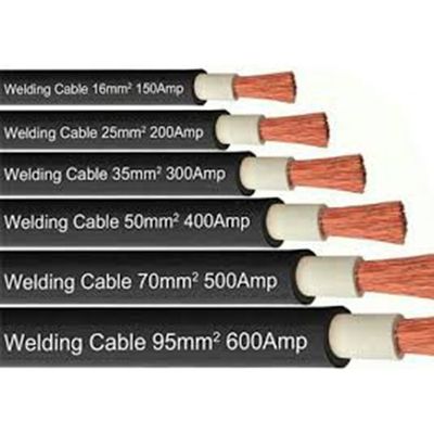 사용자 정의 가능한 유연 고무 용접 케이블 2 3 4 5 코어 와이어 빨간색과 검은색 전력 케이블 PVC 재킷