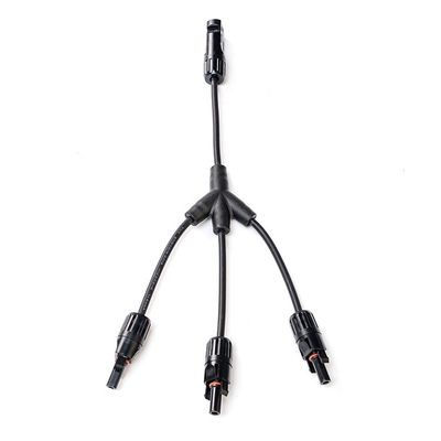 30A IP67 TUV 인증을 받은 태양 전지 패널 스트링 케이블 4-6mm2 12awg Pv Dc 태양 전지 커넥터 정상 섹션 1C X56/0.285MM