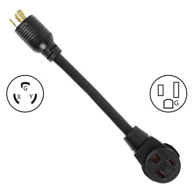 STW 10-AWG 3 톱 여성 RV 연장 케이블 Nema L6-30p ~ 6-50r 소켓 용접기 어댑터 중량 케이블 3X8/10/12/14/16AWG
