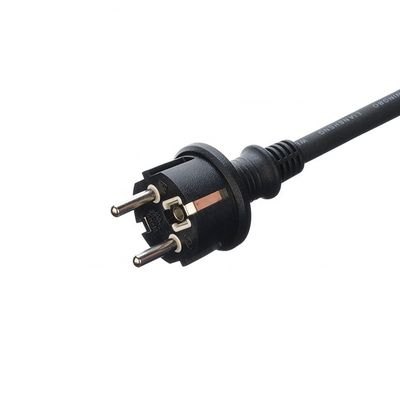 인증 DIN VDE 0620/EN 50075 1990 단열 고무 케이블 유로 16A 3 핀 플러그 H07rn f 태양광 PV1-f 케이블 4mm2 6mm2