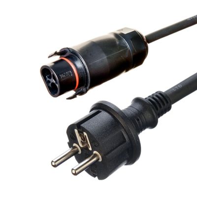 3M LY 베레티 Bc01 H07rn-f 0.75mm 1mm 2 코어 고무 와이어 2m 3m 5m 10m 베테리 Bc01 여성 슈코 케이블 Ac 연장 태양 케이블