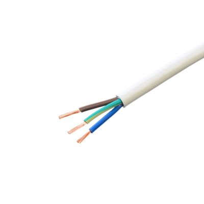 표준 IEC 60227 H05vv f 3x0. 75mm2 PVC 껍질 유연 전기 와이어 다중 코어 구리 케이블