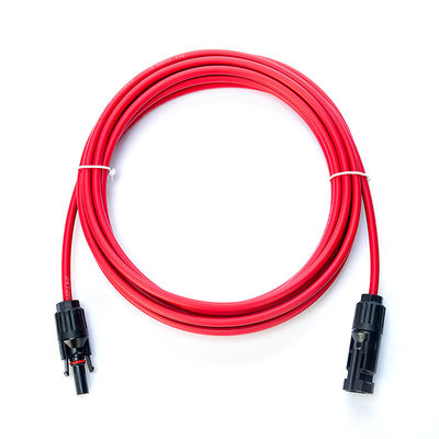 EN60754-1/EN60754-2 할로겐 함량 테스트 PV1-F 캔드 구리 연결 단말기와 함께 4mm 및 6mm XLPE 재킷 태양 시스템