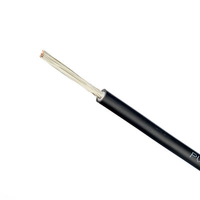EN60754-1/EN60754-2 할로겐 함량 테스트 PV1-F 캔드 구리 연결 단말기와 함께 4mm 및 6mm XLPE 재킷 태양 시스템