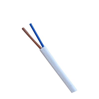 PVC 단열 제어 케이블 H03vvh2 f 2x0 75 mm2 2 코어 전기 액세서리의 스트랜드 와이어를위한 전기 케이블