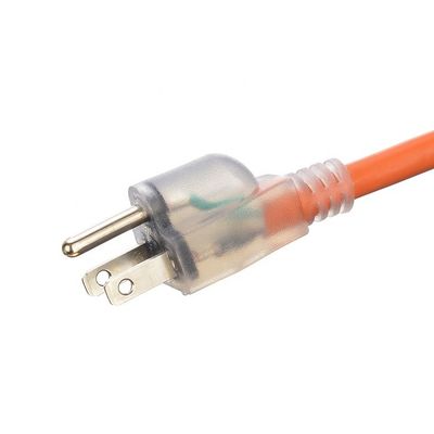 50 피트 3X12AWG SJTW 중용 노란색 3 톱니 연장 케이블 15 AMP 야외 전원 케이블 정원 및 주요 가전