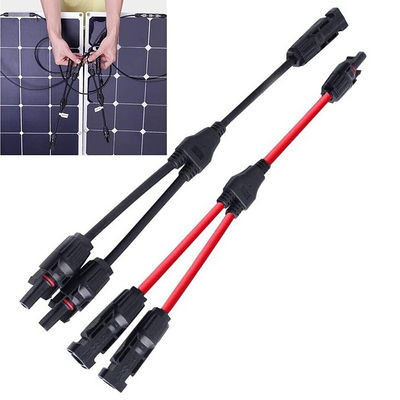 H1Z2Z2-K Solar PV Cable Connector Stranded 6mm Insulated Wire Connector Panel Solar Y Branch Cable DC 1500V 6mm PV Wire