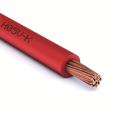 낮은 전압 H05v k 1mm2 PVC 단핵 단열 전원 케이블