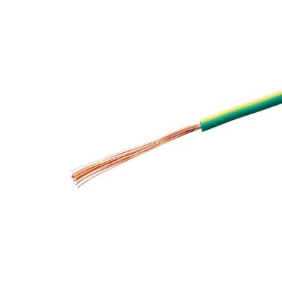 선도자 재료 구리 H07v k 1x16mm2 단핵 Pvc 단열 전원 케이블과 함께 벗은 구리 와이어