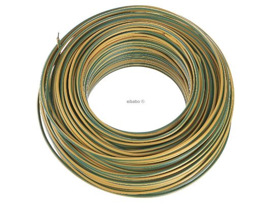 450/750V 등급 H07v U 1.5mm2 2.5mm2 고전압에 대한 PVC 단열 전원 케이블과 함께 순수한 고체 구리 와이어