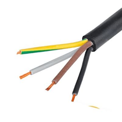 450/750V 등급 전압 구리 선도자 H07rn 소전압에 대한 불과 열 저항 기능 와이어