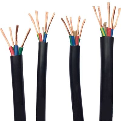 450/750v 등급전압 고무 껍질 구리 가전 유선 케이블 H07rn f 2x1 5 사용자 지정 색상 선도자 재료