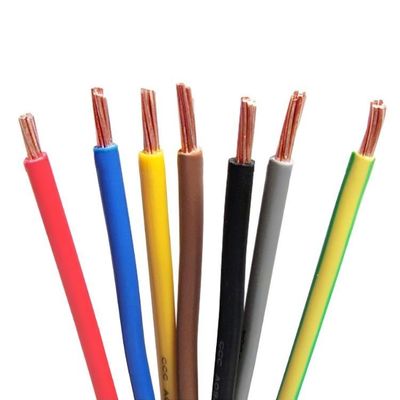 고전압 애플리케이션을 위한 맞춤형 구리 스트랜드 H07v U H07v R 전기 유선 1.5mm2 2.5mm2 4mm2 및 PVC 단열