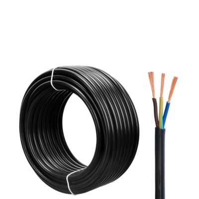 멀티코어 0.75mm Rvv 케이블 2 3 4 코어 PVC 단열 전력 케이블 300/500v 저전압 애플리케이션을 위한 껍질 와이어