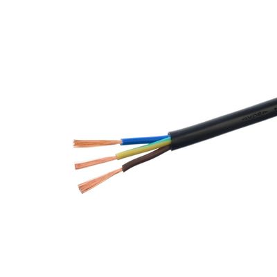 멀티코어 0.75mm Rvv 케이블 2 3 4 코어 PVC 단열 전력 케이블 300/500v 저전압 애플리케이션을 위한 껍질 와이어