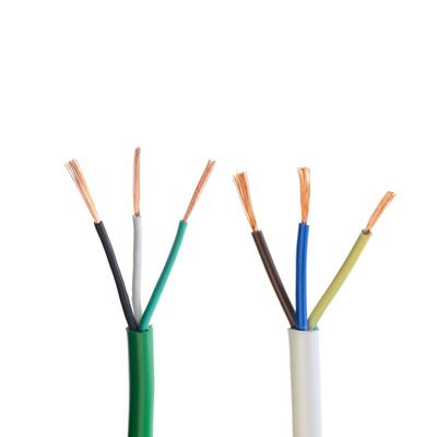 PVC 단열 및 껍질 와이어 VDE 스트랜드 케이블 H05vv f 1.5 mm2 2.5mm2 4mm2 6mm2 산업용 멀티 코어 케이블